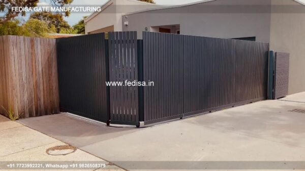 Iron Gate Design Sliding Gate Design Wooden Gate Color Wood Gate Design For House
