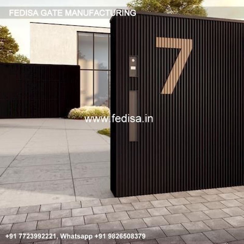 Iron Gate Design Simple Gate Design Aluminum Main Gate Price Store Gate Design