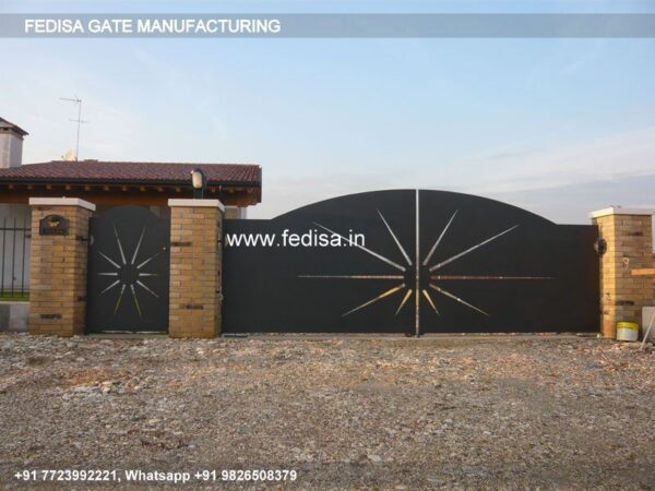 Main Gate Design Modern Gate Design Steel Sheet Gate Design Brown Gate Design