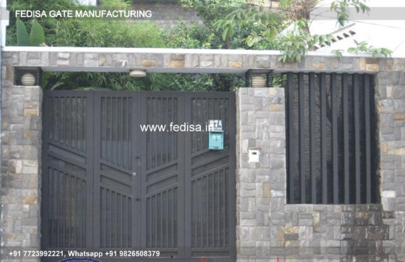Iron Gate Design Sliding Gate Design 16 Feet Iron Gate Design 2 Door Gate Design