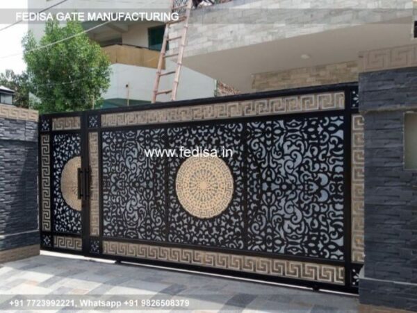 Iron Gate Design Front Gate Designs For Houses Village House Gate Design 14 Feet Gate Design