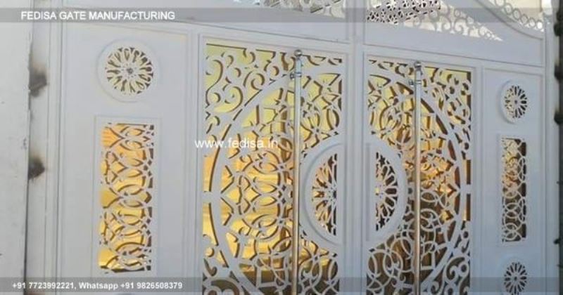Main Gate Design Gate Design For Home Steel Loha Mix Gate Single Door Steel Gate