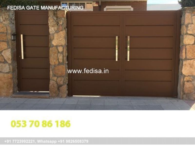 Main Gate Design House Gate Design Main Gate Design With Fiber Sheet Simple Iron Fence Designs