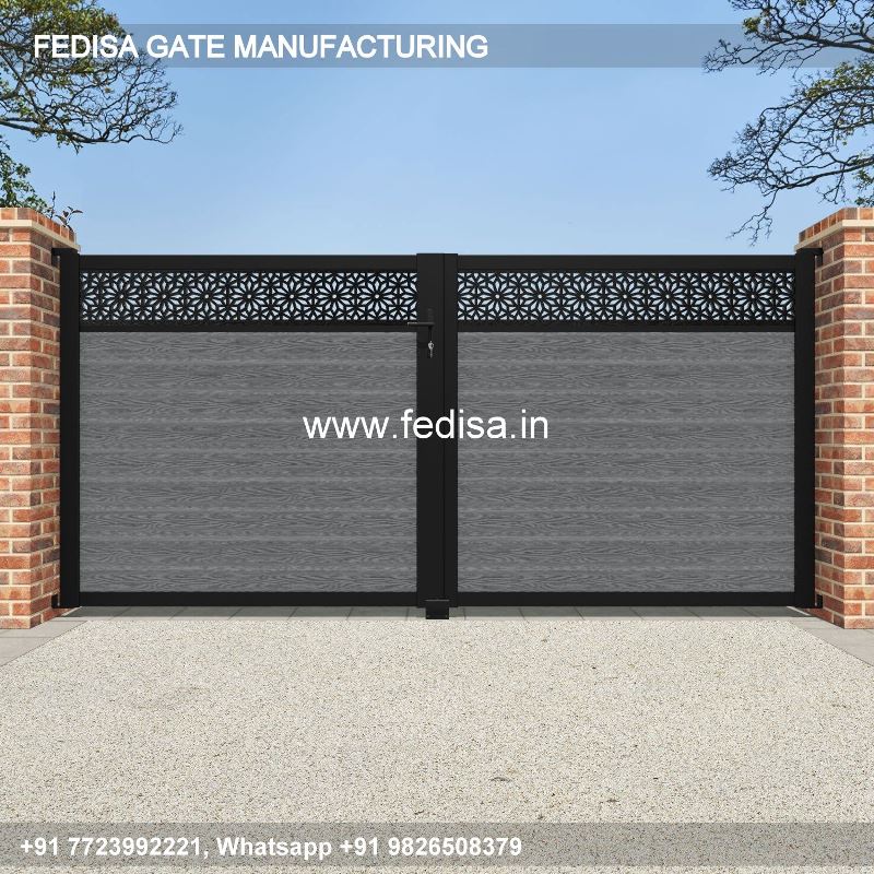 Iron Gate Design Sliding Gate Design Main Gate Pillar Tiles Laminate Gate Design
