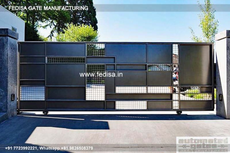 Iron Gate Design Sliding Gate Design Gate Design With Wood Gate Design With Roof