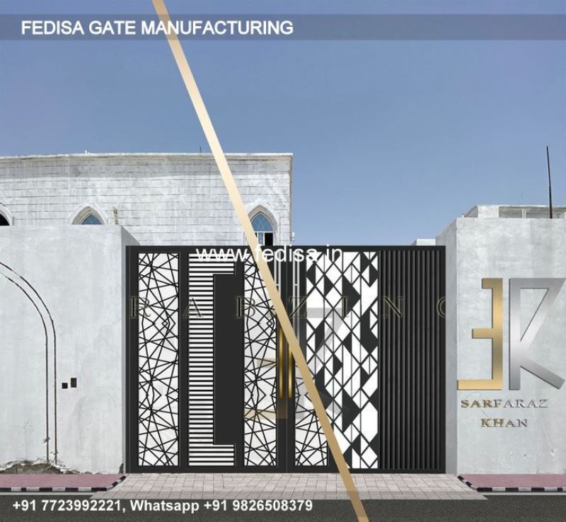 Iron Gate Design Simple Gate Design Corner Lot Gate Design Iron Jali Gate