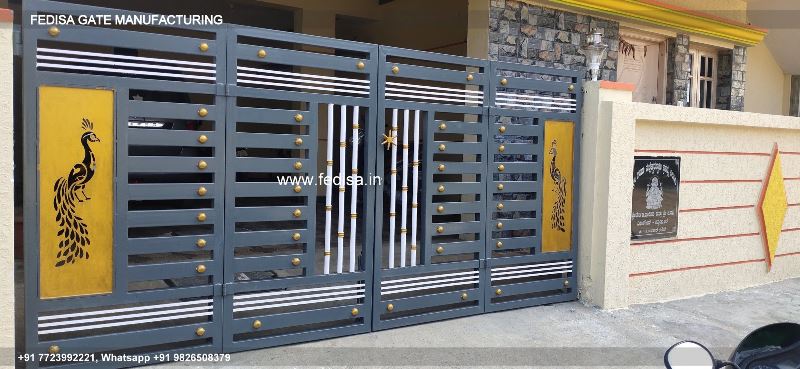 Main Gate Design House Gate Design Sliding Gate Wheel Design Outer Gate Color