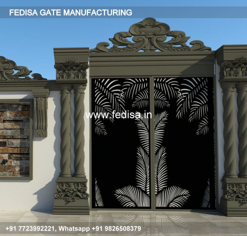 Gate Design Gate Color Iron Main Gate Design For House Main Gate Pillar Tiles Design