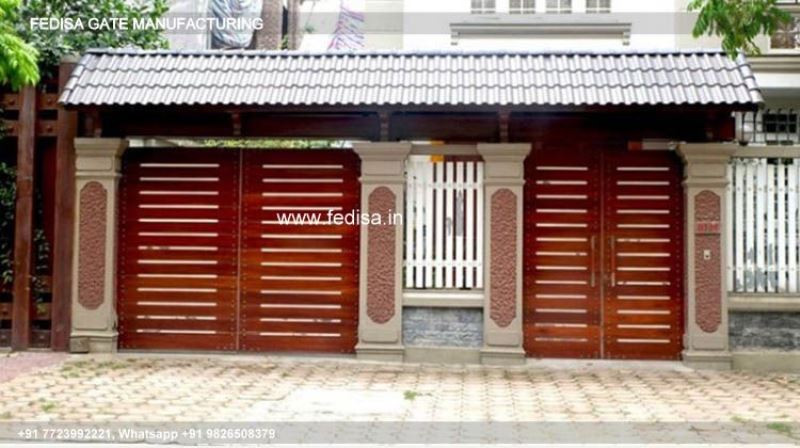Main Gate Design Modern Gate Design Lakadi Ka Gate Ss Sliding Gate Design