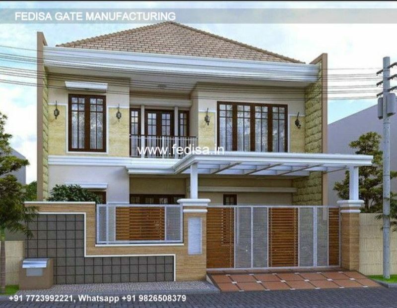 Iron Gate Design Sliding Gate Design Minimalist Gate Design Corner Gate Design