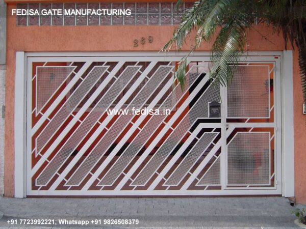 Main Gate Design Modern Gate Design 18 Feet Main Gate Design Steel Plate Gate Design