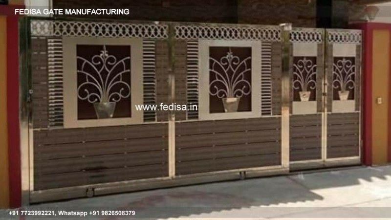 Iron Gate Design Sliding Gate Design Back Gate Design Metal Main Gate Design