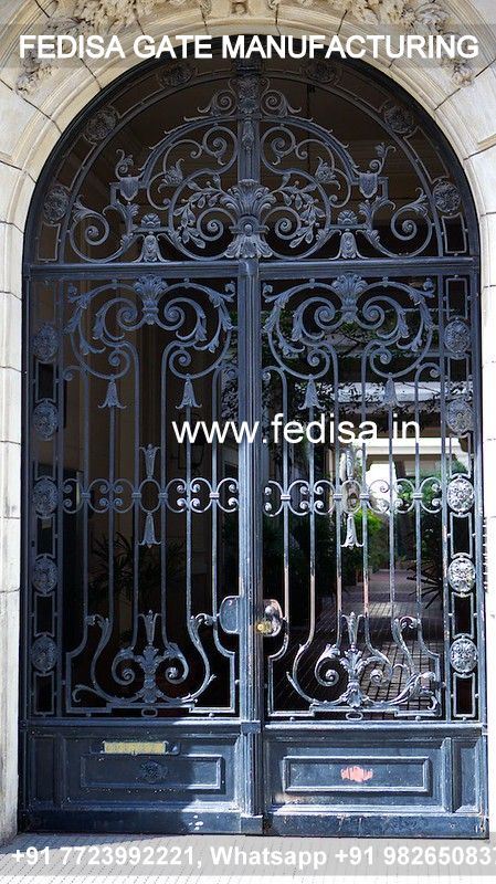 Iron Gate Design Simple Gate Design 23 Feet Gate Design Gate Pillar Marble Design