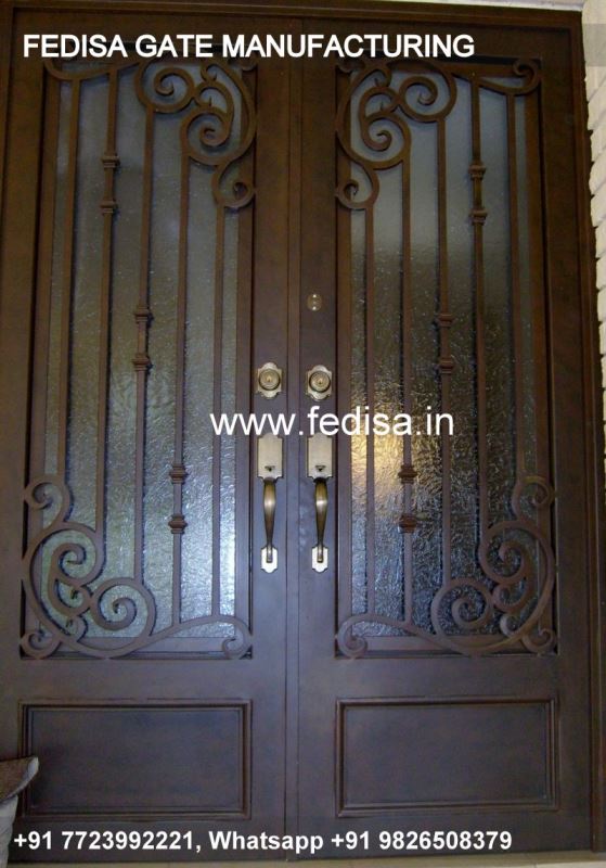 Iron Gate Design Sliding Gate Design Laser Cutting Design Gate 6 Feet Main Gate Design