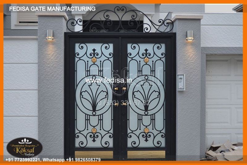 Iron Gate Design Front Gate Designs For Houses Brown Gate Design Sliding Door Design For Main Gate
