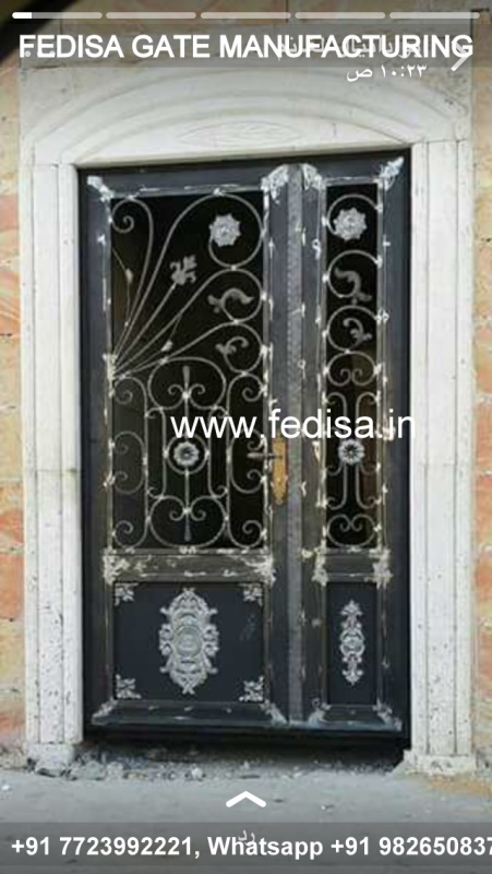 Iron Gate Design Front Gate Designs For Houses Lohe Ka Fancy Gate Main Gate Design With Boundary Wall