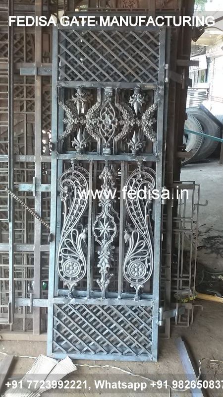 Iron Gate Design Safety Grill Gate Design For Main Door Two Door Gate Design Design Ke Gate