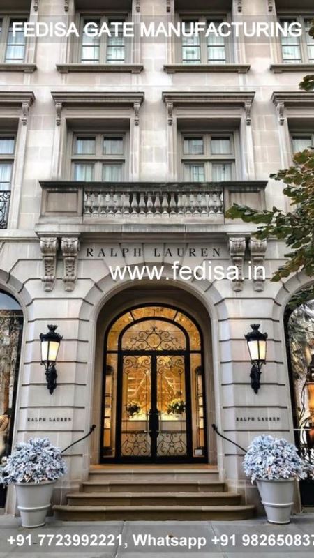 Gate Design Front Gate Design Gate Design For Boundary Wall One Side Iron Gate Design