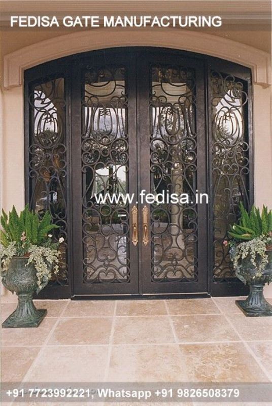 Gate Design Steel Gate Design Modern Metal And Wood Fence Lakadi Ke Gate Design