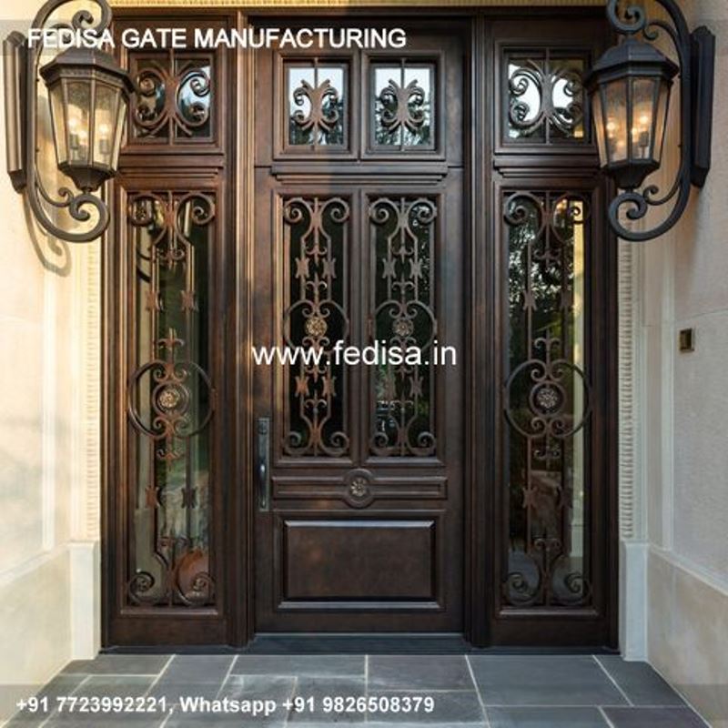 Iron Gate Design Front Gate Designs For Houses Main Gate Pillar Tiles 6 Feet Main Gate Design Iron