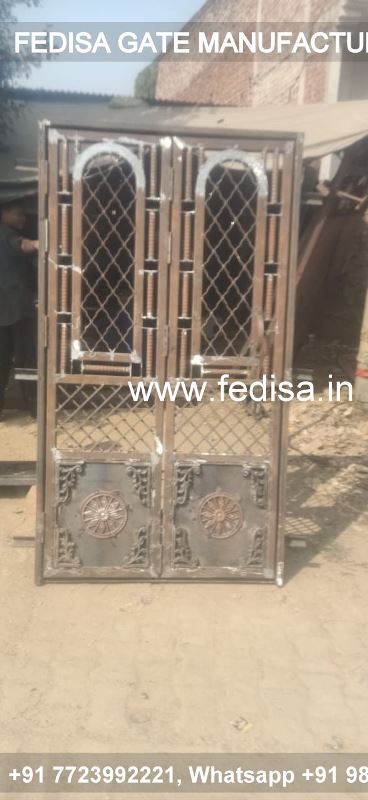 Iron Gate Design Sliding Gate Design Maharaja Gate Design 2036 Corner Gate Design