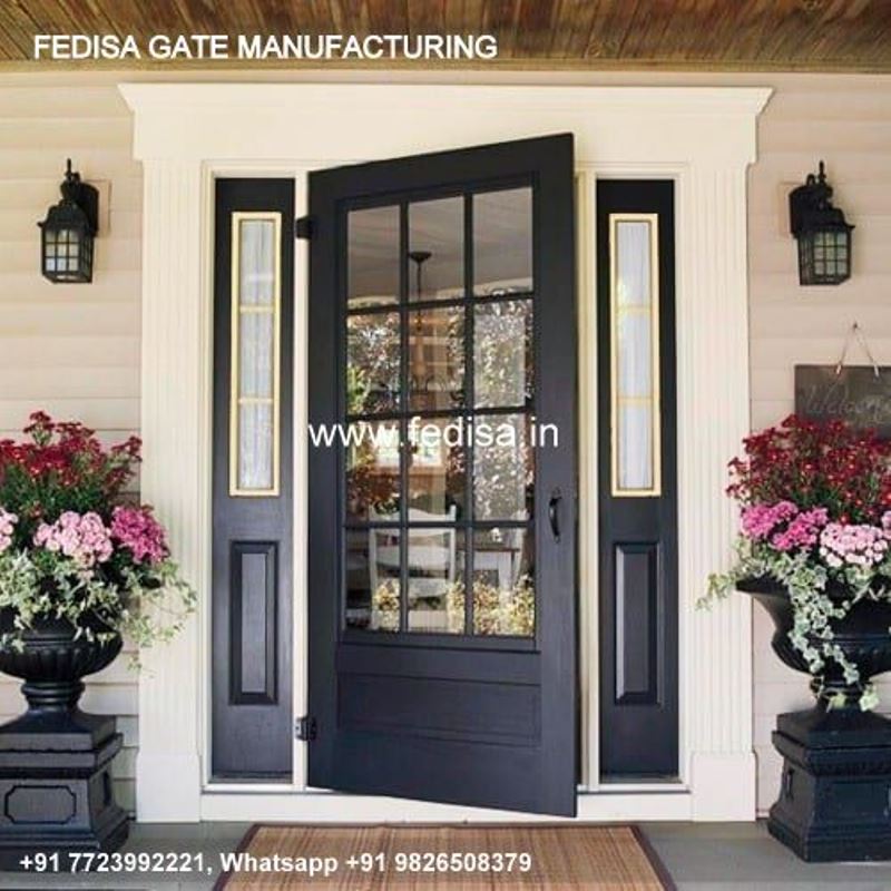 Main Gate Design Modern Gate Design Single Iron Gate Design Modern Wood Gate