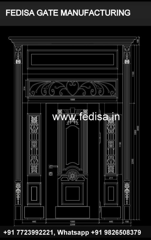 Main Gate Design Main Gate Design 5029 Traditional Gate Design Metal Sheet Gate Design