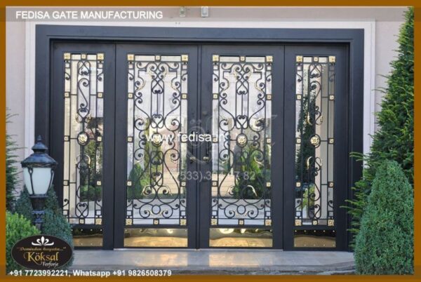 Iron Gate Design Sliding Gate Design Lohe Ka Darwaja Design Teak Wood Gate Design