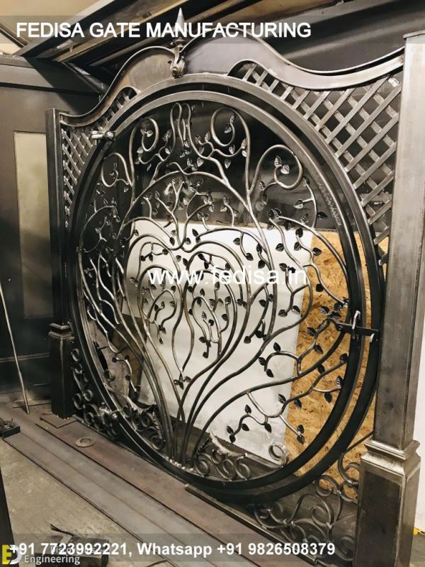 Gate Design Gate Color Light Weight Iron Main Gate Design Fancy Design Gate