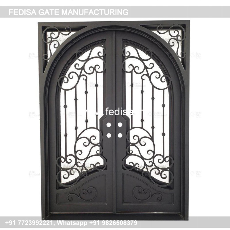 Iron Gate Design Safety Grill Gate Design For Main Door Front Portico Grill Design Gate Design Small House