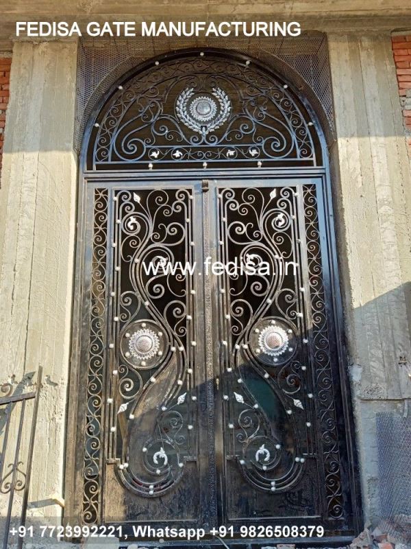 Iron Gate Design Sliding Gate Design Gate Design 8 Feet Fiber Gate Design