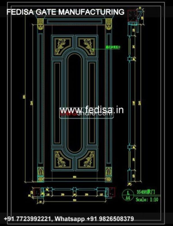 Main Gate Design Main Gate Design 5197 Jali Gate Design Wooden Main Gate Design 8 Feet
