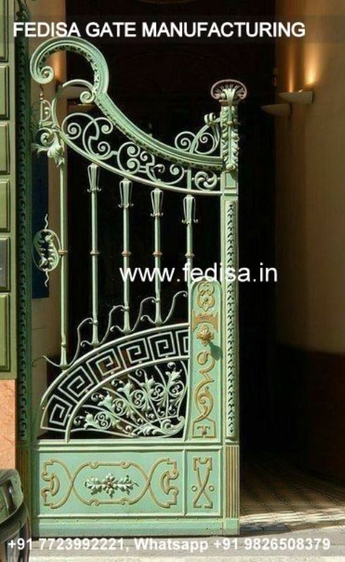 Iron Gate Design Safety Grill Gate Design For Main Door Gate Design Single Door Steel Gate Color