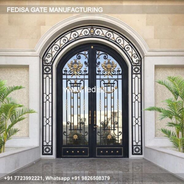 Iron Gate Design Safety Grill Gate Design For Main Door Steel Compound Wall Industrial Main Gate Design