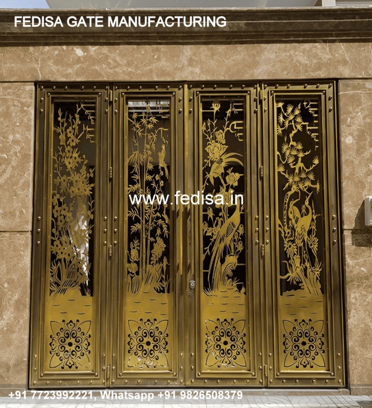 Main Gate Design Main Gate Design 5263 Aluminum Jali Gate Maharaja Grill Gate
