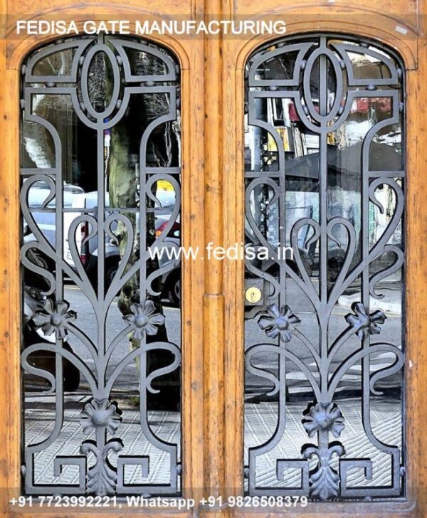 Iron Gate Design Safety Grill Gate Design For Main Door Sliding Gate Roller Design Mansion Gate Design
