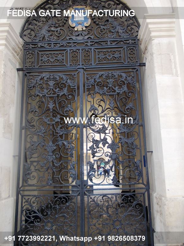 Iron Gate Design Safety Grill Gate Design For Main Door Estate Gate House Design Entrance Gate Pillar Design