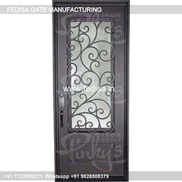 Iron Gate Design Simple Gate Design Gate Ramp Tiles Design Single Door Iron Gate