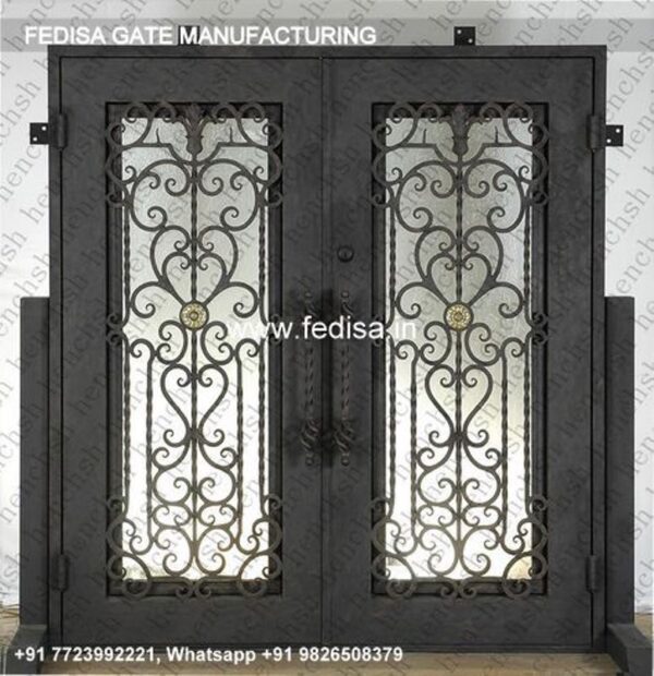 Iron Gate Design Sliding Gate Design Makan Ke Get Ki Dijain Simple Flower Gate Design