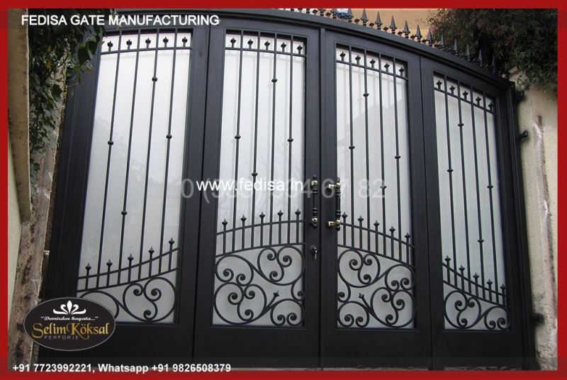 Iron Gate Design Simple Gate Design Front Gate Cement Design Steel Temple Gate Design