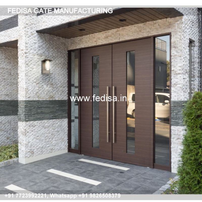 Iron Gate Design Simple Gate Design L Shape Gate Design Sagwan Wood Gate Design