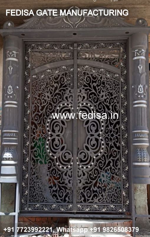 Iron Gate Design Simple Gate Design Double Door Grill Gate Gate Parda Banane Ka Design