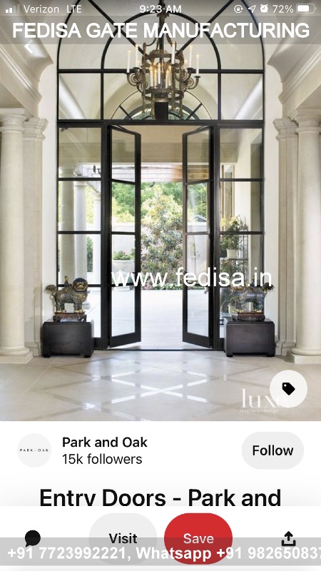 Iron Gate Design Simple Gate Design Main Gate Design 2021 Steel Modern Front Wall And Gate Designs