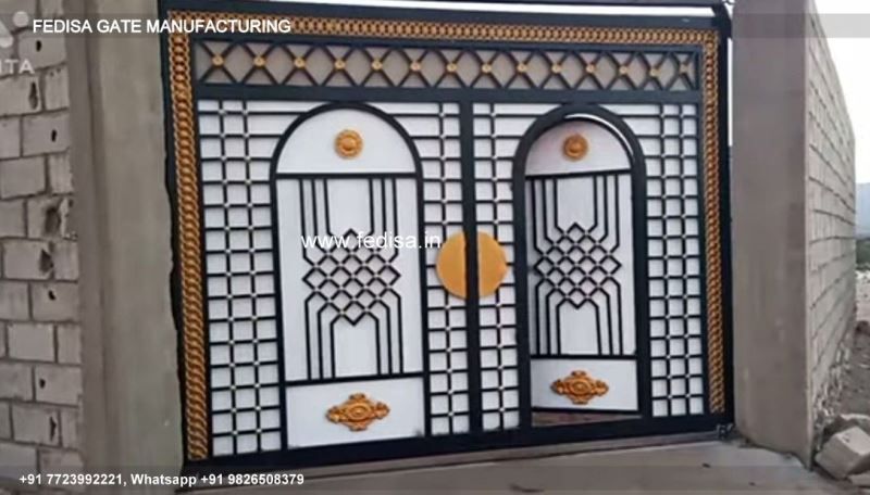 Main Gate Design Main Gate Design 5384 Steel Single Gate Design Front Gate Main Gate Pillar Design