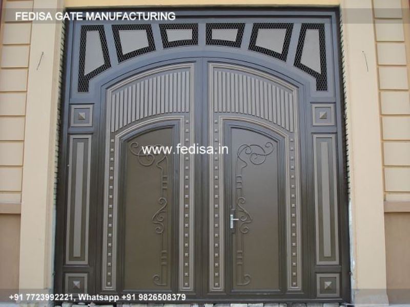 Iron Gate Design Safety Grill Gate Design For Main Door Long Gate Design Main Gate Slope Design