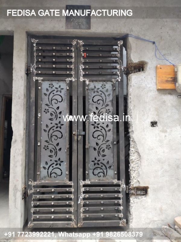 Iron Gate Design Simple Gate Design Flat Bar Gate Design Single Gate Design For Small House