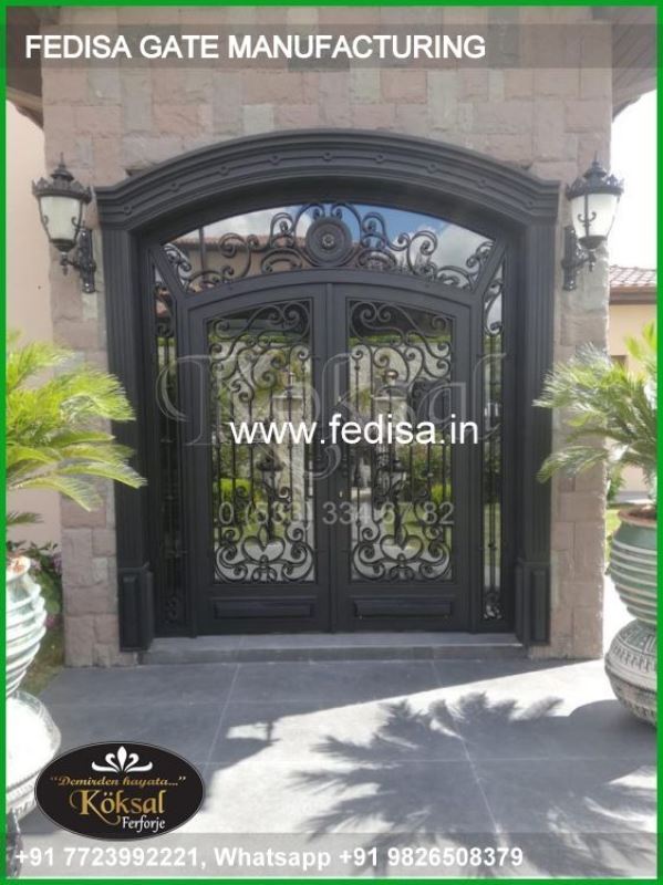 Iron Gate Design Front Gate Designs For Houses 24 Feet Main Gate Design Single Iron Gate Designs For Indian Homes