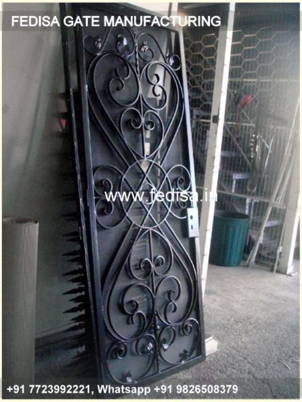 Iron Gate Design Safety Grill Gate Design For Main Door Tiles Design For Gate Pillars Front Elevation Gate Design