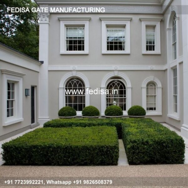 Iron Gate Design Simple Gate Design Concrete Fence And Gate Design Compound Wall Sliding Gate Design