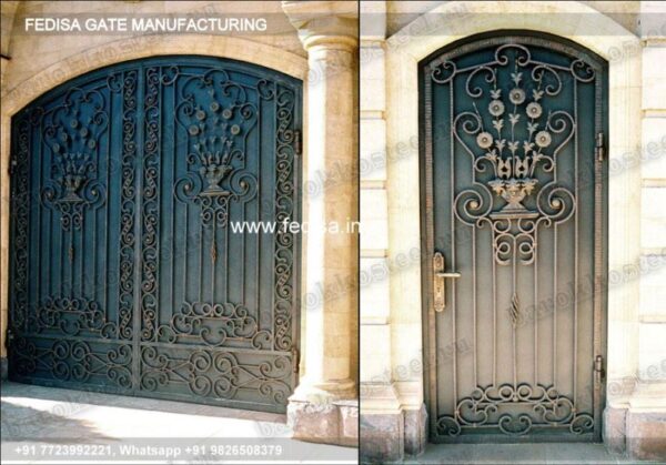 Gate Design Gate Color Ganesh Gate Design Main Gate Design In Iron Pipe